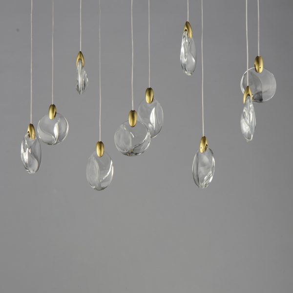 Pebble 10 Light Linear Pendant - Image 3