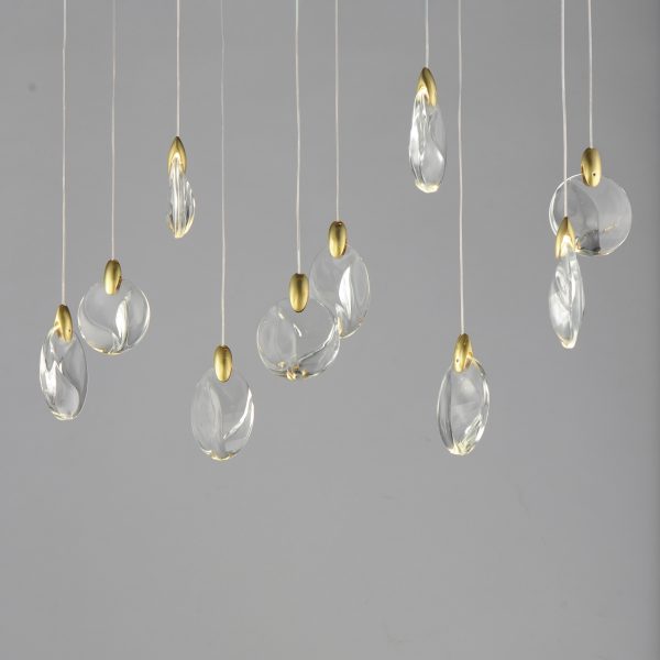 Pebble 10 Light Linear Pendant - Image 4