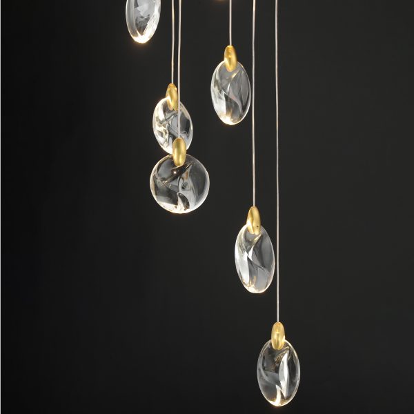 Pebble 12 Light Pendant - Image 4