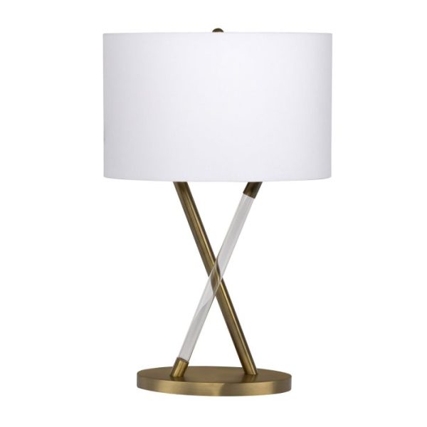 Craftmade Brass and Acrylic Table Lamp - 86224