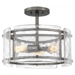Quoizel Fortress Semi Flush Mount